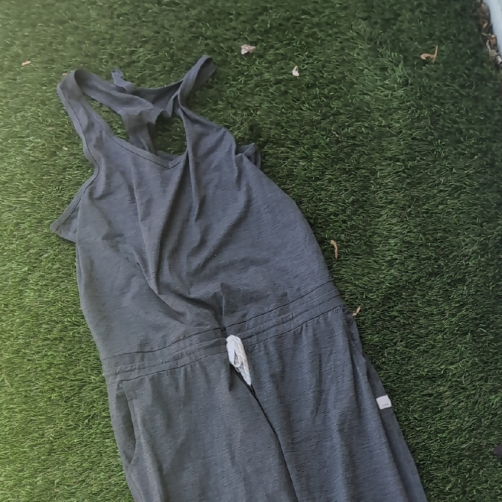 Vuori Gray Sleeveless Jumpsuit